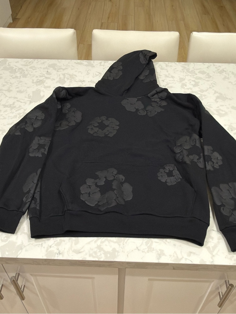 Denim Tears Black on Black Hoodie NWOT